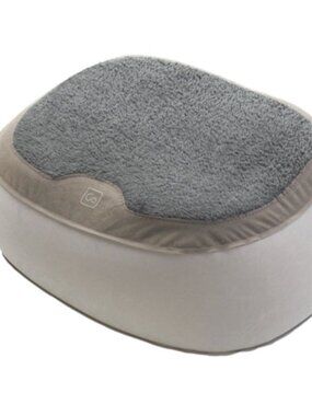 GO TRAVEL 2 Super Foot Rests Grey Unused NEW Inflatable Airplane Under Desk